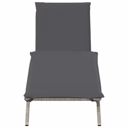 VidaXL 4002706 chaise d'extérieur Linge Siège rembourré Polyuréthane, Acier Gris - Vue supplémentaire 4