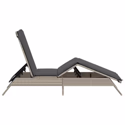 VidaXL 4002706 chaise d'extérieur Linge Siège rembourré Polyuréthane, Acier Gris - Vue supplémentaire 5