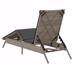 VidaXL 4002706 chaise d'extérieur Linge Siège rembourré Polyuréthane, Acier Gris - Vue supplémentaire 6