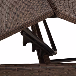 VidaXL 4002711 chaise d'extérieur Terrace Siège rembourré Polyuréthane, Acier Crème, Blanc - Vue supplémentaire 8