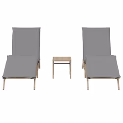 VidaXL 4002713 chaise d'extérieur Terrace Siège rembourré Polyuréthane, Acier Gris
