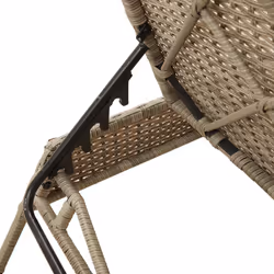 VidaXL 4002715 chaise d'extérieur Linge Siège rembourré Polyuréthane, Acier Gris - Vue supplémentaire 8
