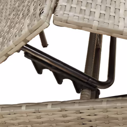 VidaXL 4002716 chaise d'extérieur Linge Siège rembourré Polyuréthane, Acier Bleu - Vue supplémentaire 7