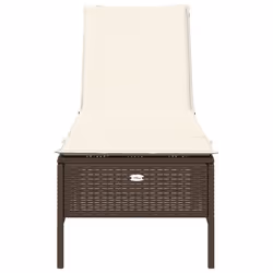 VidaXL 4002720 chaise d'extérieur Linge Siège rembourré Polyuréthane, Acier Crème, Blanc - Vue supplémentaire 4