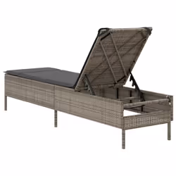 VidaXL 4002721 chaise d'extérieur Linge Siège rembourré Polyuréthane, Acier Crème, Blanc - Vue supplémentaire 6