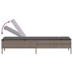VidaXL 4002721 chaise d'extérieur Linge Siège rembourré Polyuréthane, Acier Crème, Blanc - Vue supplémentaire 7