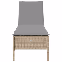 VidaXL 4002722 chaise d'extérieur Linge Siège rembourré Polyuréthane, Acier Gris - Vue supplémentaire 4