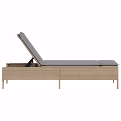 VidaXL 4002722 chaise d'extérieur Linge Siège rembourré Polyuréthane, Acier Gris - Vue supplémentaire 5