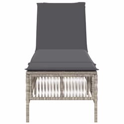 VidaXL 4002724 chaise d'extérieur Linge Siège rembourré Polyuréthane, Acier Gris - Vue supplémentaire 4