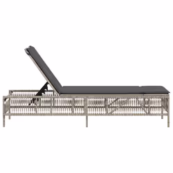 VidaXL 4002724 chaise d'extérieur Linge Siège rembourré Polyuréthane, Acier Gris - Vue supplémentaire 5