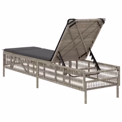 VidaXL 4002724 chaise d'extérieur Linge Siège rembourré Polyuréthane, Acier Gris - Vue supplémentaire 6