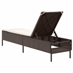 VidaXL 4002729 chaise d'extérieur Linge Siège rembourré Polyuréthane, Acier Crème, Blanc - Vue supplémentaire 6