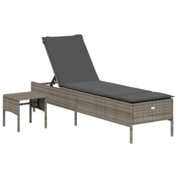 VidaXL 4002730 chaise d'extérieur Linge Siège rembourré Polyuréthane, Acier Crème, Blanc