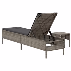 VidaXL 4002730 chaise d'extérieur Linge Siège rembourré Polyuréthane, Acier Crème, Blanc - Vue supplémentaire 5