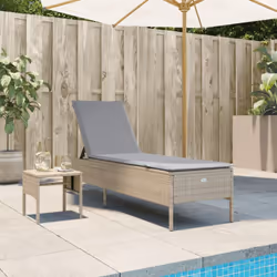 Détendez-vous et profitez du plein air avec cette chaise longue confortable ! Matériau durable : la résine tressée, également ...