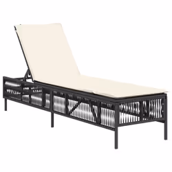 VidaXL 4002737, Linge, Siège rembourré, Polyuréthane, Acier, Crème, Blanc, 110 kg, 550 mm