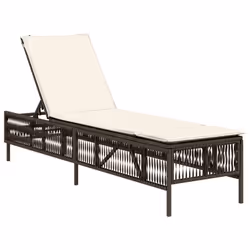 VidaXL 4002738, Linge, Siège rembourré, Polyuréthane, Acier, Crème, Blanc, 110 kg, 550 mm