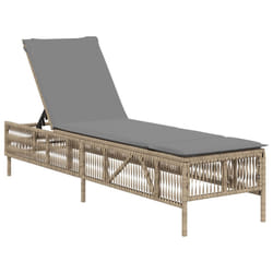 VidaXL 4002740 chaise d'extérieur Linge Siège rembourré Polyuréthane, Acier Gris