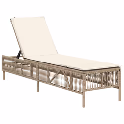 VidaXL 4002741, Linge, Siège rembourré, Polyuréthane, Acier, Crème, Blanc, 110 kg, 550 mm