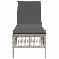 VidaXL 4002742 chaise d'extérieur Linge Siège rembourré Polyuréthane, Acier Gris - Vue supplémentaire 4