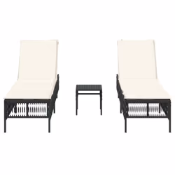 VidaXL 4002746 chaise d'extérieur Linge Siège rembourré Polyuréthane, Acier Crème, Blanc