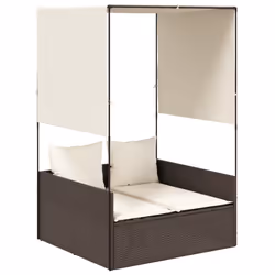VidaXL 4002756, Linge, Siège rembourré, Polyuréthane, Acier, Crème, Blanc, 110 kg, 110 cm