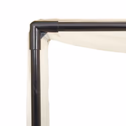 VidaXL 4002756 chaise d'extérieur Linge Siège rembourré Polyuréthane, Acier Crème, Blanc - Vue supplémentaire 6