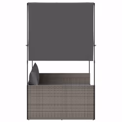 VidaXL 4002757 chaise d'extérieur Linge Siège rembourré Polyuréthane, Acier Gris - Vue supplémentaire 4