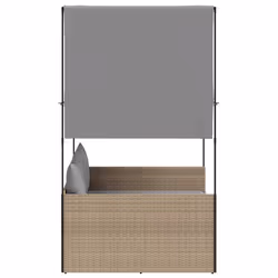 VidaXL 4002758 chaise d'extérieur Linge Siège rembourré Polyuréthane, Acier Gris - Vue supplémentaire 4