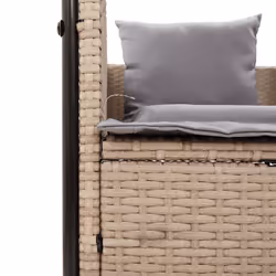 VidaXL 4002758 chaise d'extérieur Linge Siège rembourré Polyuréthane, Acier Gris - Vue supplémentaire 7