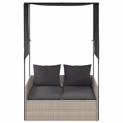 VidaXL 4002760 chaise d'extérieur Linge Siège rembourré Polyuréthane, Acier Gris