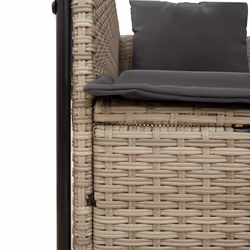 VidaXL 4002760 chaise d'extérieur Linge Siège rembourré Polyuréthane, Acier Gris - Vue supplémentaire 7