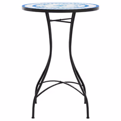 VidaXL 4003399 table de jardin Bleu - Vue supplémentaire 5