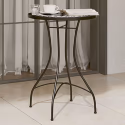 VidaXL 4003400 table de jardin Noir