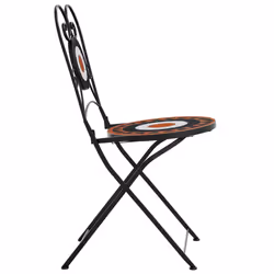 VidaXL 4003406 chaise d'extérieur Terrace Vitrocéramique, Fer Terre cuite, Blanc - Vue supplémentaire 6