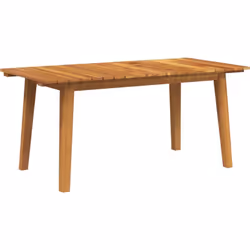 Cette table basse, faite en bois d'acacia massif, allie utilité et look moderne. Pensée pour l'extérieur; sa forme rectangula ...