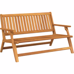Ce banc de jardin, fait en bois d'acacia massif, allie style et praticité. C'est un endroit idéal pour se relaxer à l'extérie ...