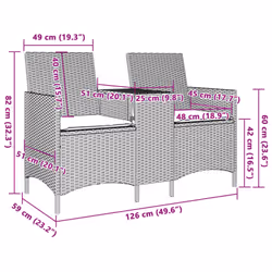 VidaXL 4003885 Canapé de patio - Vue supplémentaire 8