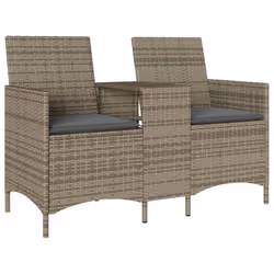 VidaXL 4003886, 2 siège(s), Gris foncé, 110 kg, 1260 mm, 590 mm, 820 mm