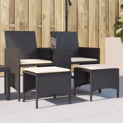 Détendez-vous et profitez de l'extérieur dans ce confortable canapé de jardin ! Matériau durable : la résine tressée, égaleme ...