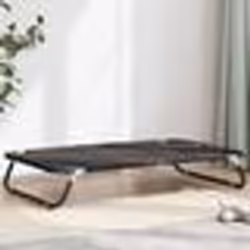 vidaXL Lit pour chien pliable anthracite tissu Oxford et acier