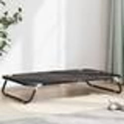vidaXL Lit pour chien pliable anthracite tissu Oxford et acier