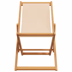 VidaXL 366564 chaise d'extérieur Terrace Eucalyptus, Polyester Beige - Vue supplémentaire 4
