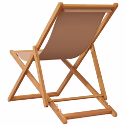 VidaXL 366565 chaise d'extérieur Terrace Eucalyptus, Polyester Taupe - Vue supplémentaire 6