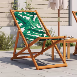 VidaXL 366566 chaise d'extérieur Terrace Eucalyptus, Polyester Vert