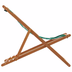 VidaXL 366566 chaise d'extérieur Terrace Eucalyptus, Polyester Vert - Vue supplémentaire 5