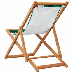 VidaXL 366566 chaise d'extérieur Terrace Eucalyptus, Polyester Vert - Vue supplémentaire 6