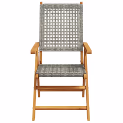 VidaXL 367652 chaise d'extérieur Terrace Bois d'acacia, Polyuréthane Gris - Vue supplémentaire 5