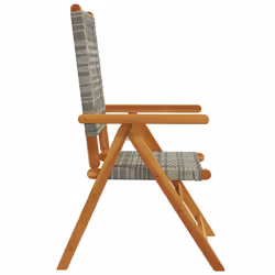 VidaXL 367652 chaise d'extérieur Terrace Bois d'acacia, Polyuréthane Gris - Vue supplémentaire 6