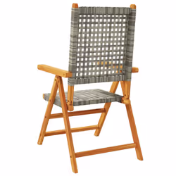 VidaXL 367652 chaise d'extérieur Terrace Bois d'acacia, Polyuréthane Gris - Vue supplémentaire 7